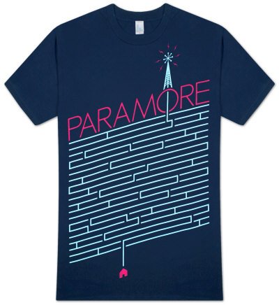 Paramore - Mazes T-Shirt, XL - Navy