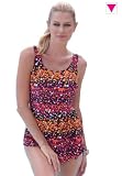 Woman Within Plus Size Sarong swimsuit from Options by Delta Burke