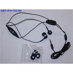 New Stereo Headset Hands-free Earphone with build-in Microphone for Apple iPhone - Compatible with Blackberry 8120/ 8130/ 8300/ 8320 , iPod Touch, iPod Classic, iPod Nano 3G 2G 1G, iPod Shuffle and MP3 MP4 - White