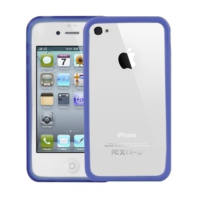 Logotrans Standard Series Silikon Tasche f&uuml;r Apple iPhone 4 blau Preisvergleich