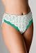 Avenue Plus Size Dot Print Hi Cut Cotton Panty w/ Lace (PINK MULTI,26/28)