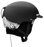 Sporting Goods : Bern Baker 09 Men's Snowboard Helmet - Seth Wescott Matte Black w/ Black Knit / Audio
