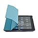 Afranker Slim-Fit Folio Smart Four Fold Case with Cleaning Cloth for  Ipad 2, 3, 4 - Blue