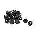 20 Pcs Button Battery Holder Case Black for CR/LIR2032 2025 2016