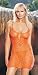 2Pc Lace Mini Dress With Lace Up Front And G-String