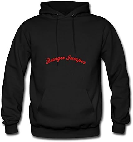 Ellarnett Bungee_jumper_cool_curved_logo Painting Hoodies X-large For Women Black