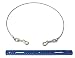 Dog Training Tie Out Cable, 3 Ft Begging Jumping Destructive Chewing Housetraining Counter Surfing Teething Puppy Potty Training Tether Chew Proof Cable (Tie-down with Eye Screw)
