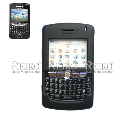 New Fashionable Perfect Fit Hard Protector Skin Cover Cell Phone Case for Blackberry 8830/8800 Sprint,US Cellular,Verizon – Black