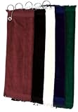 11 x 18 Towel With Fringe, 100% Cotton Velour Golf Bag Towel by Proactive