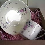 Little Lady China Mug & Bowl Set