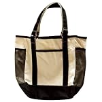 Heavy Cotton Canvas Boat Tote Natural White and