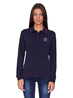 La Española Polo Mujer Manga Larga (Azul Marino)