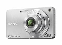 Sony DSC-W350 14.1MP Digital Camera with 4x Wide Angle Zoom with Optical Steady Shot Image Stabilization and 2.7 inch LCD (Silver)