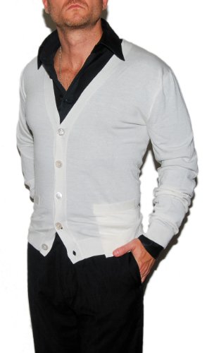Polo Ralph Lauren Purple Label Mens Cream Cashmere 