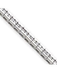 14k Gold White Gold Holds 84 2.mm Stones 3.44ct Diamond Line Tennis Bracelet M