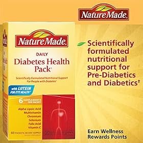 Nature Made Daily Diabetes Health Pack
