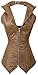 Charmian Women's Steampunk Rock Retro Halter Spiral Steel Boned Vest Corset Top