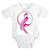 Onesie with peacock, feather, bird