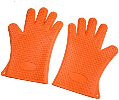 #1 Best Heat Resistant Silicone Oven Mitts. Perfect Gloves For Barbecue Grilling, Cooking In The Kitchen, Baking, Deep Frying, Or Protecting Your Hands From Any Hot Surface. Replaces All Your Oven Mitts, Oven Gloves, Pot Holders, Baking Glove, Oven Mittens That Just Don't Give Enough Protection Against High Temperatures. Makes A Great Camping Accessory. Perfect Next To Your Bbq Grill. Five Fingers For Complete Flexibility And Easy Grip. Insulated And Water Proof. Avoid Burns. Lifetime Guarantee - BPA Free