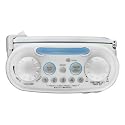 Sony ICF-CD73W AM/FM/Weather Shower CD Clock Radio - White