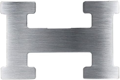 HeLiWu Men Buckle Alloy QX101-15 Silver 1.5inch