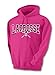 Sports Katz Womens 'Zebra' LACROSSE Hoodie
