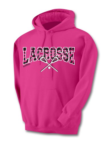 Sports Katz Womens 'Zebra' LACROSSE Hoodie