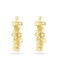 Geometric Multi Circle Earrings in 14K Yellow Gold