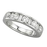 14K White Gold Diamond Wedding/Anniversary Band - 01.25 Ct.
