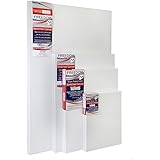 US Art Supply&reg; Multi-pack 2-Ea of 11x14, 16x20, 18x24, 24x36. Professional Quality LARGE 12oz Primed Gesso Stretched Canvas Multi-pack - Great for Students and Professional Artists (This Kit Is for 8 Assorted LARGE Sized Canvases)