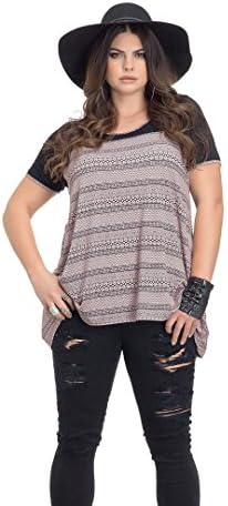 Plus Size Pink astek sharkbite