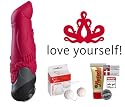 FunFactory Vibrator Dinky Digger G2 (Wassermelone) Luxus Paket inkl. Gleitgel & Liebeskugeln