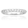 14k White Gold Diamond Ring (I-J Color, I2-I3 Clarity), Size 7