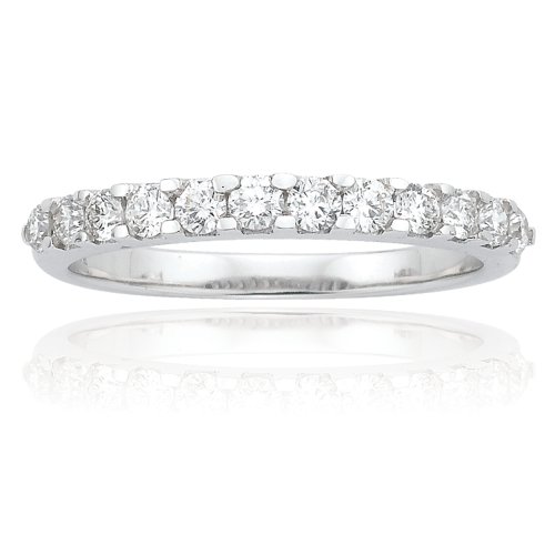 14k White or Yellow Gold Diamond Ring (I-J Color, I2-I3 Clarity)
