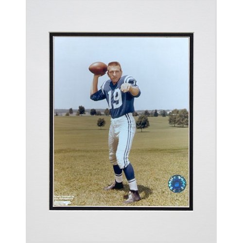 Photo File Indianapolis Colts Johnny Unitas Matted Photo