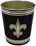 NFL New Orleans Saints Metal Wastebasket