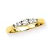 3 Diamond Engagement Ring 1/4 ct. in 14K Yellow Gold