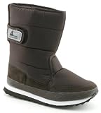 SnowJogger Quilted Snow Boot Choc - 7 Uk