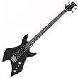 Electric Metal X Bass Guitar Black