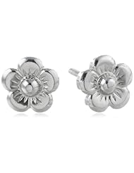 Sterling Silver Childrens Flower Earrings