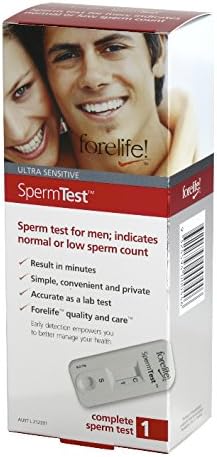 Forelife SpermTest - a simple test to check the concentration of sperm in semen