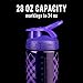 BlenderBottle SportMixer Signature Sleek Shaker Bottle, Tartan Plaid Purple, 28-Ounce