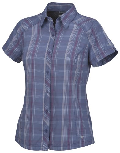 Columbia Damen Funktionsbluse Hit the Trail Short Sleeve Shirt, Velvet Morning, XS, EL7626 Preisvergleich