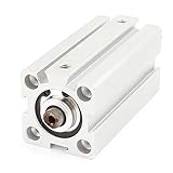 uxcell エアシリンダ アルミニウム材質 アルミハウジング シングルロッド KSDA20x50