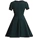 IHOT Women's 1950s Vintage Elegant Bow Casual Retro Evening Party Swing Dress.