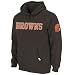 NFL Cleveland Browns Classic Heavyweight Hood II Adult Long Sleeved Hooded Fleece Pullover, Classic Brown, X-Large