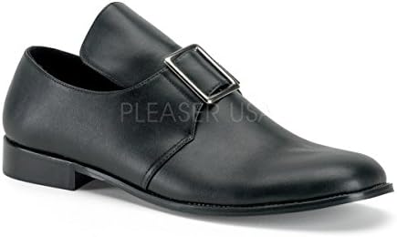 Colonial / Pilgrim Loafer Shoes with Large Buckle Heel S, M, L, XL (Men's Sizing)