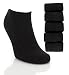 5 Cotton Rich Cushioned Trainer Liner Socks