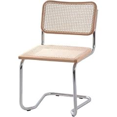 Metall Schwing Stuhl Sitz und R�cken Holzrahmen mit Geflecht