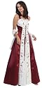 #872 - BEST SELLER - Formal Evening Gown. Elegant two tone Satin finish dress with a full flaired and full length hemline
